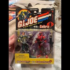 G.I. Joe A Real‎ American Hero Wet Suit Vs Cobra Moray Dual Action Figure NEW
